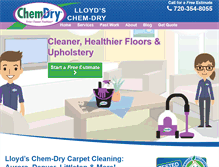 Tablet Screenshot of lloydschemdry.com